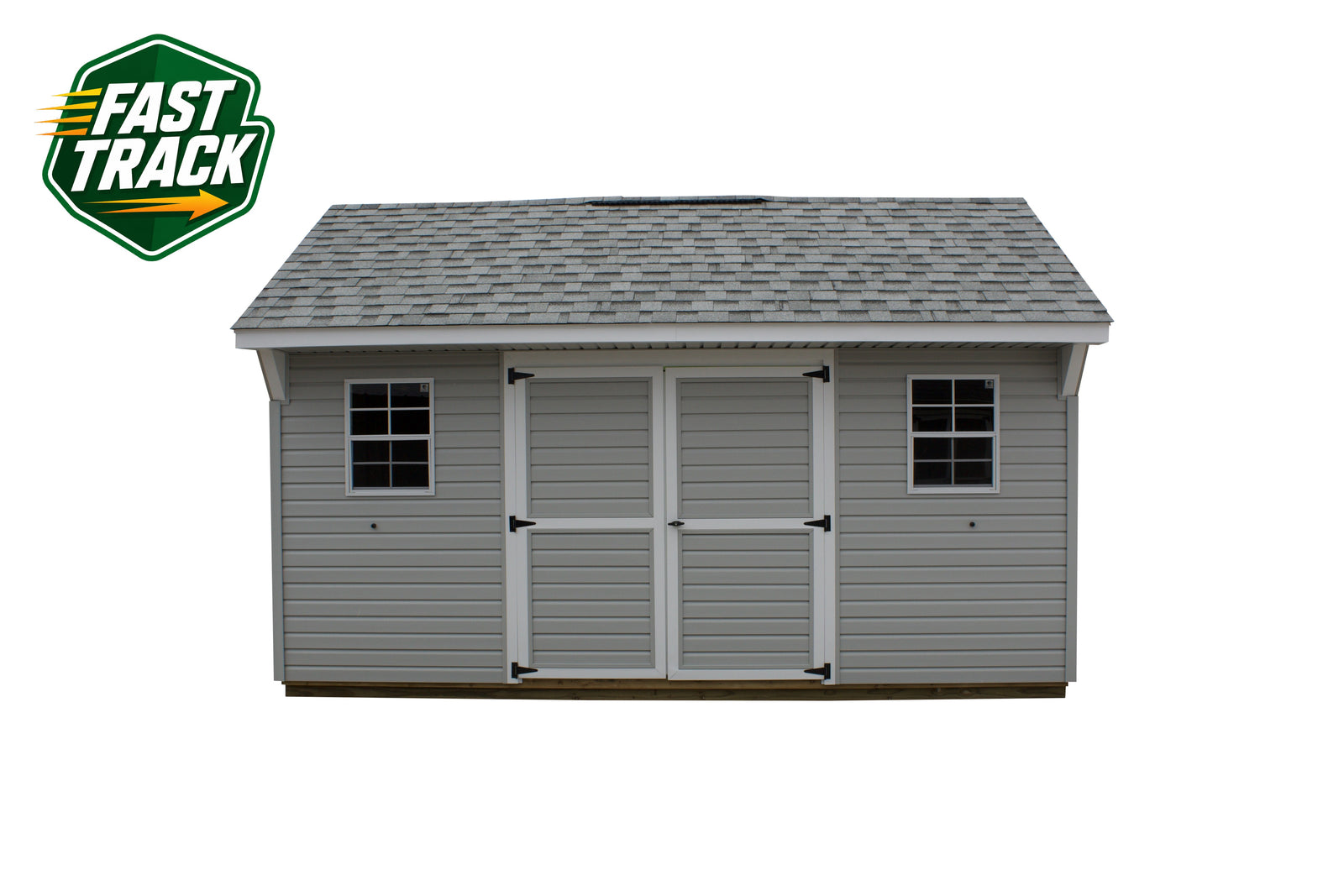 12x16 Vinyl Carriage House - Fast Track Building
