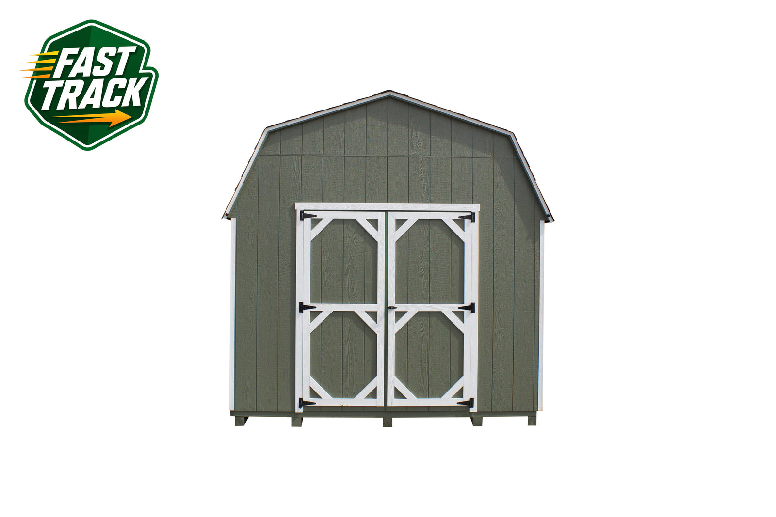 10x16 Painted 10' Pro Series - Fast Track Building