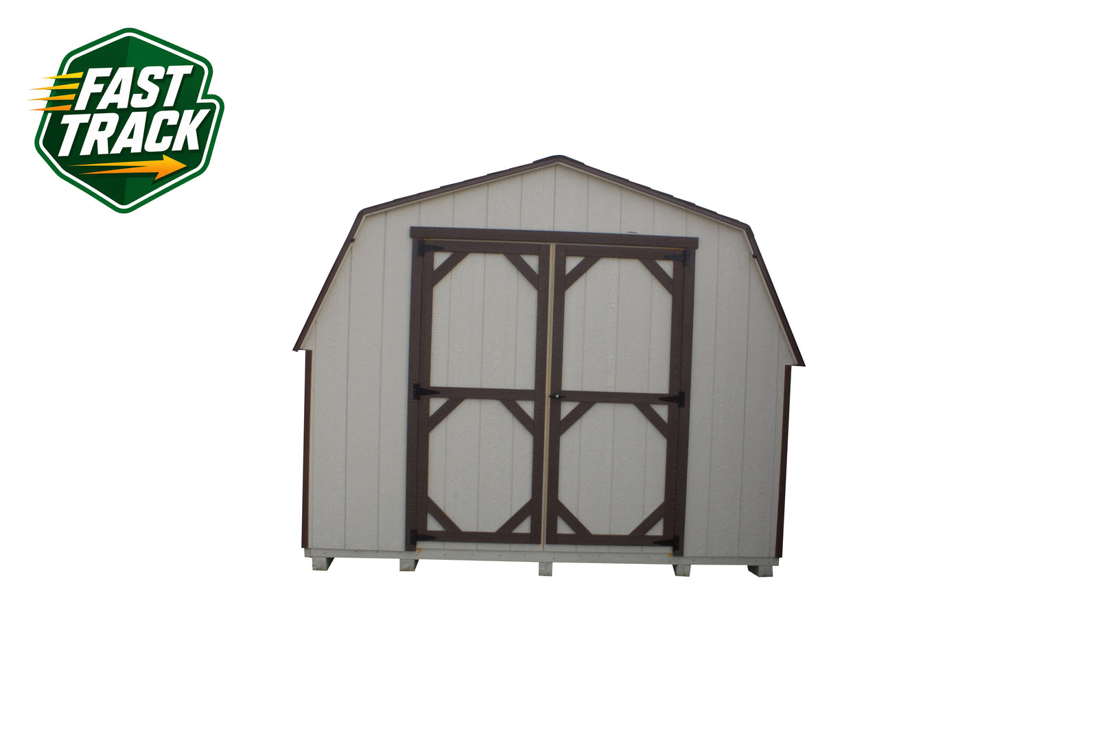10x16 8' Painted Pro Series - Fast Track Building