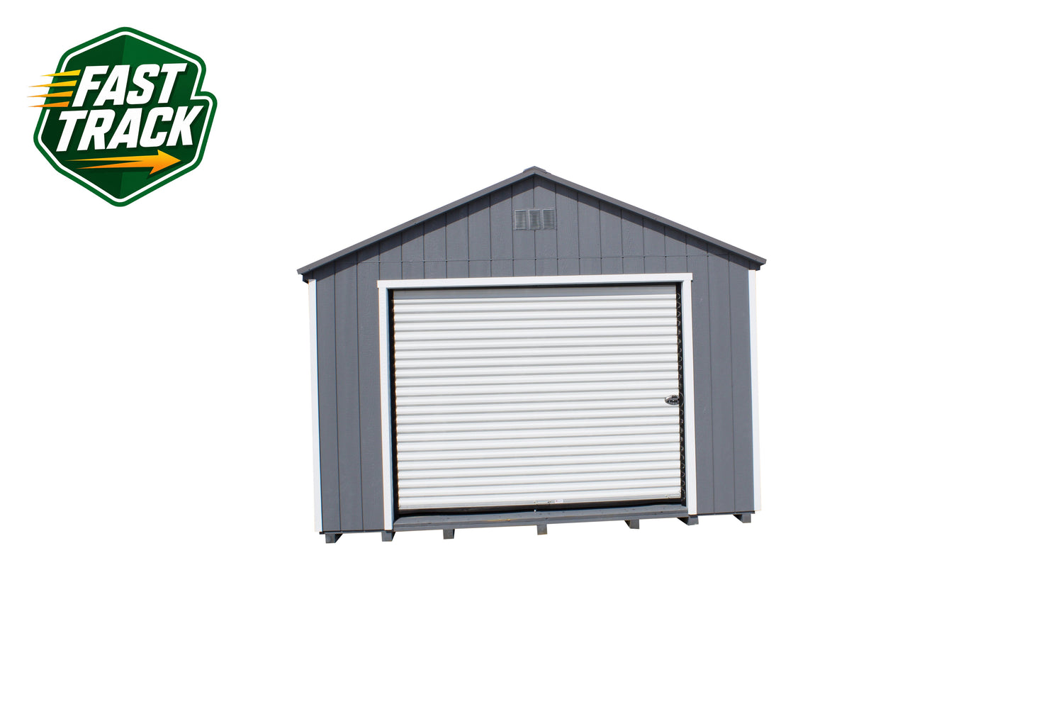 14x24 Painted Garage - Fast Track Building