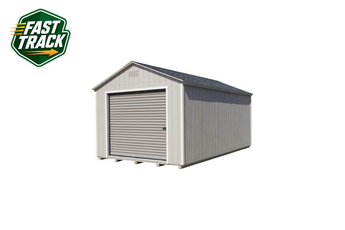 12x20 Painted Garage - Fast Track Building