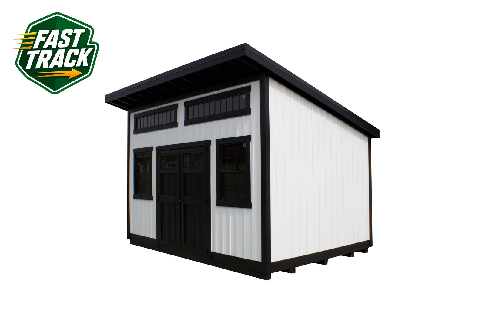 10x14 Vertical B&B Klassic Studio - Fast Track Building