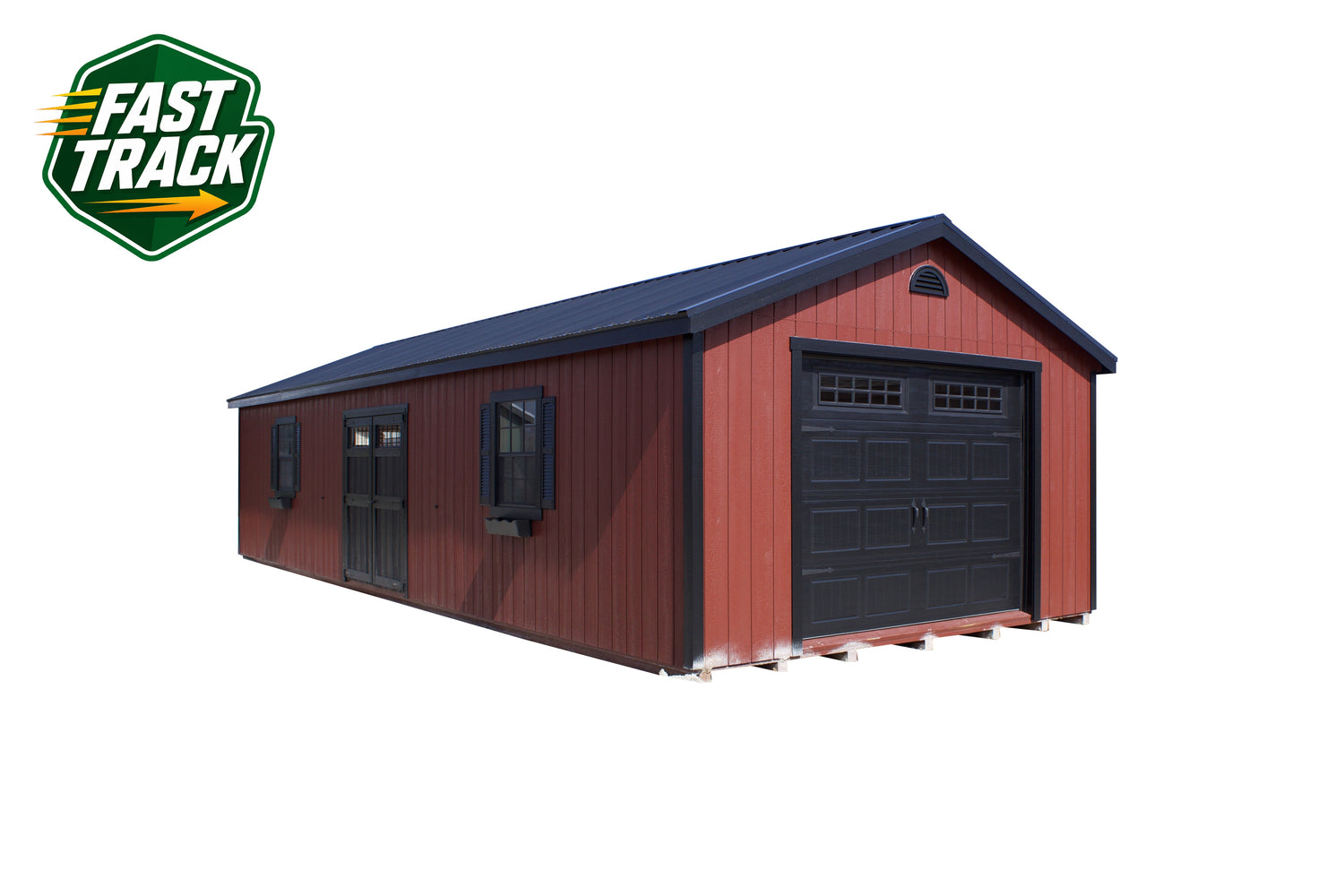 16x40 Vinyl Garage - Fast Track Building