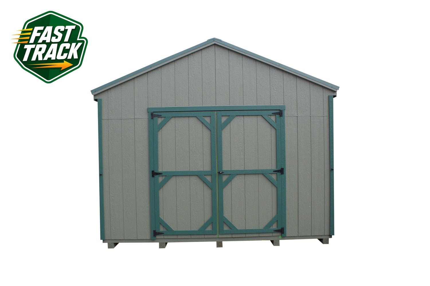 12x12 Painted Pro Series Cottage - Fast Track Building
