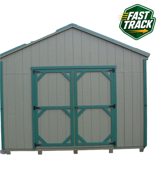 12x12 Painted Pro Series Cottage - Fast Track Building