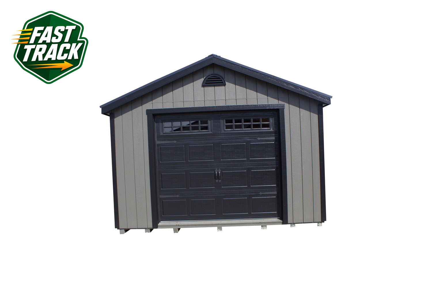 14x24 Painted Garage - Fast Track Building