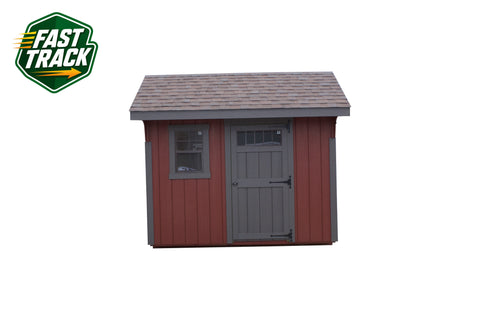 8x10 Painted Carriage House - Fast Track Building