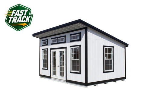 12x18 Painted Klassic Studio - Fast Track Building