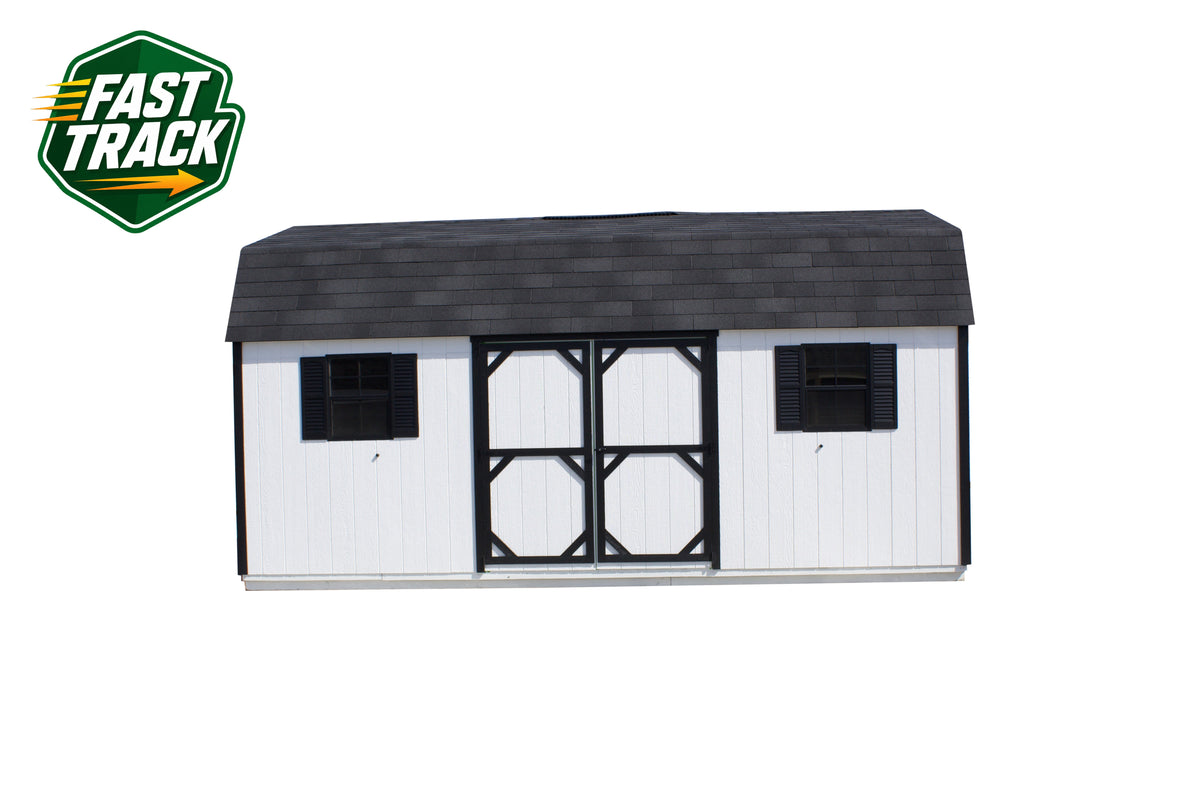 12x20 Painted Pro Series Dutch Barn - Fast Track Building