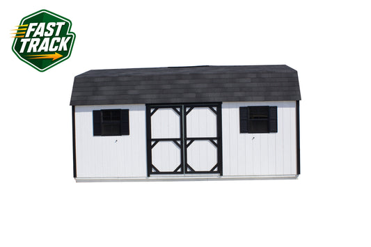 12x20 Painted Pro Series Dutch Barn - Fast Track Building
