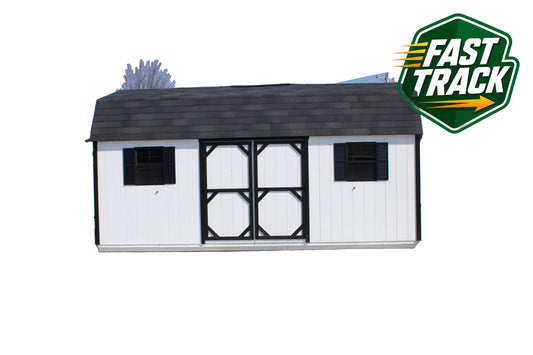 12x20 Painted Pro Series Dutch Barn - Fast Track Building