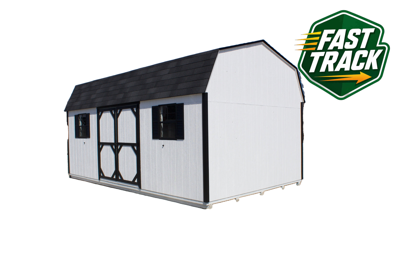 12x20 Painted Pro Series Dutch Barn - Fast Track Building