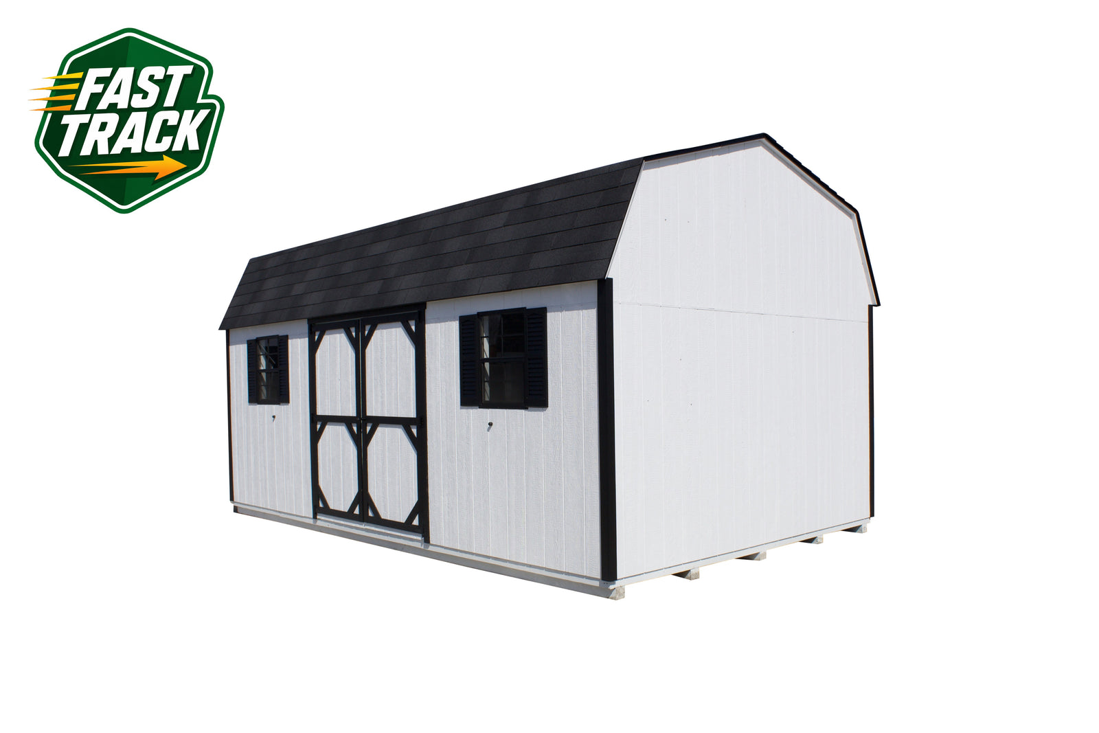 12x20 Painted Pro Series Dutch Barn - Fast Track Building