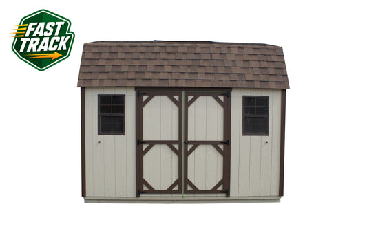 10x12 Painted Pro Series Dutch Barn - Fast Track Building