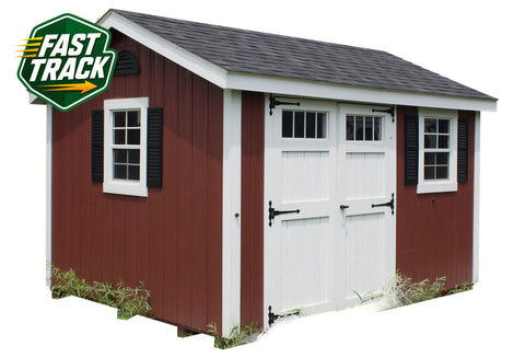 0224854 10x12 Cottage-Workshop Red White Black 01