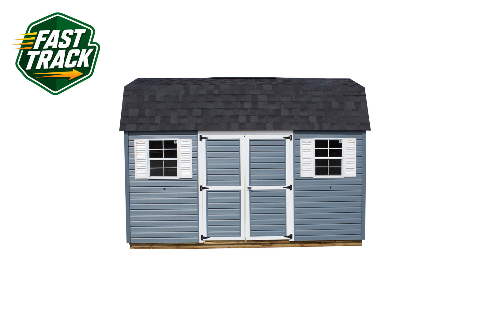 10x14 Vinyl Dutch Barn - Fast Track Building