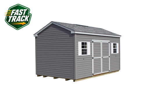 10x16 Vinyl Cottage - Fast Track Building