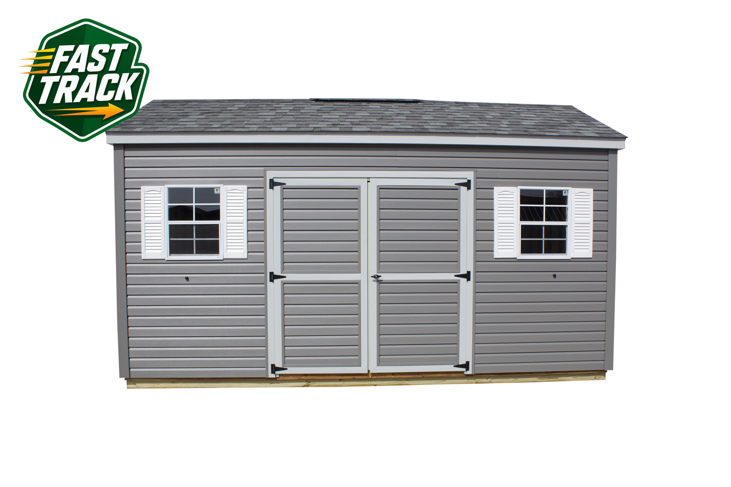 10x16 Vinyl Cottage - Fast Track Building