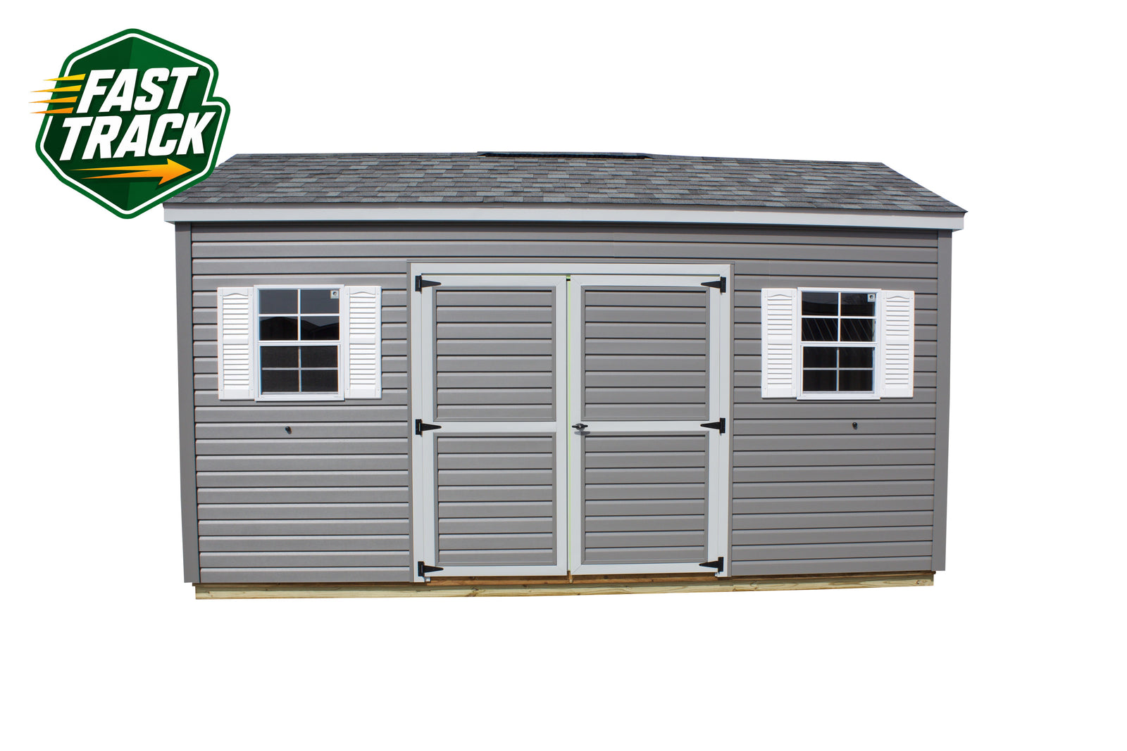 10x16 Vinyl Cottage - Fast Track Building