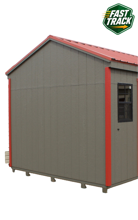 10x12 Painted Pro Series Cottage - Fast Track Building
