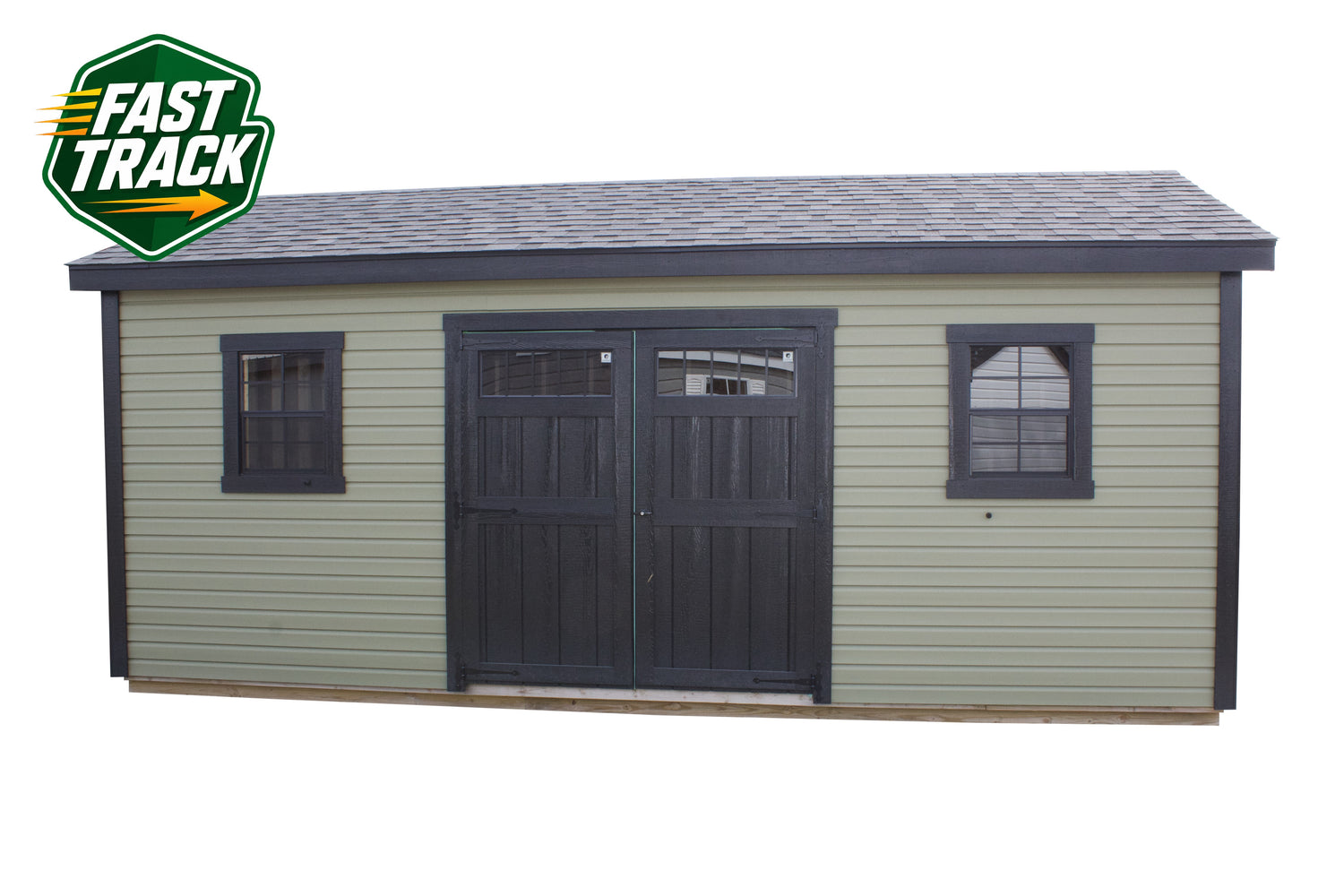 12x20 Vinyl Cottage - Fast Track Building