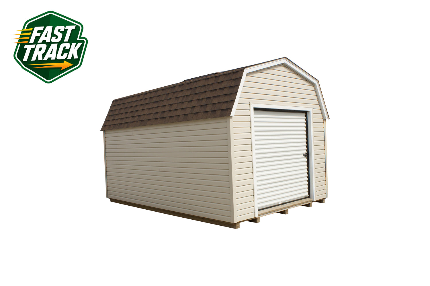 10x16 Painted High Barn - Fast Track Building
