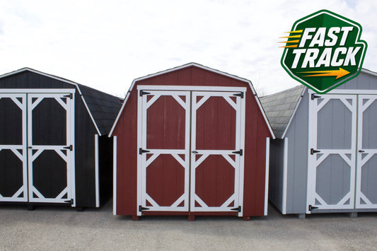 8x10 Painted 8' Pro Series - Fast Track Building