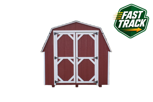 8x10 Painted 8' Pro Series - Fast Track Building