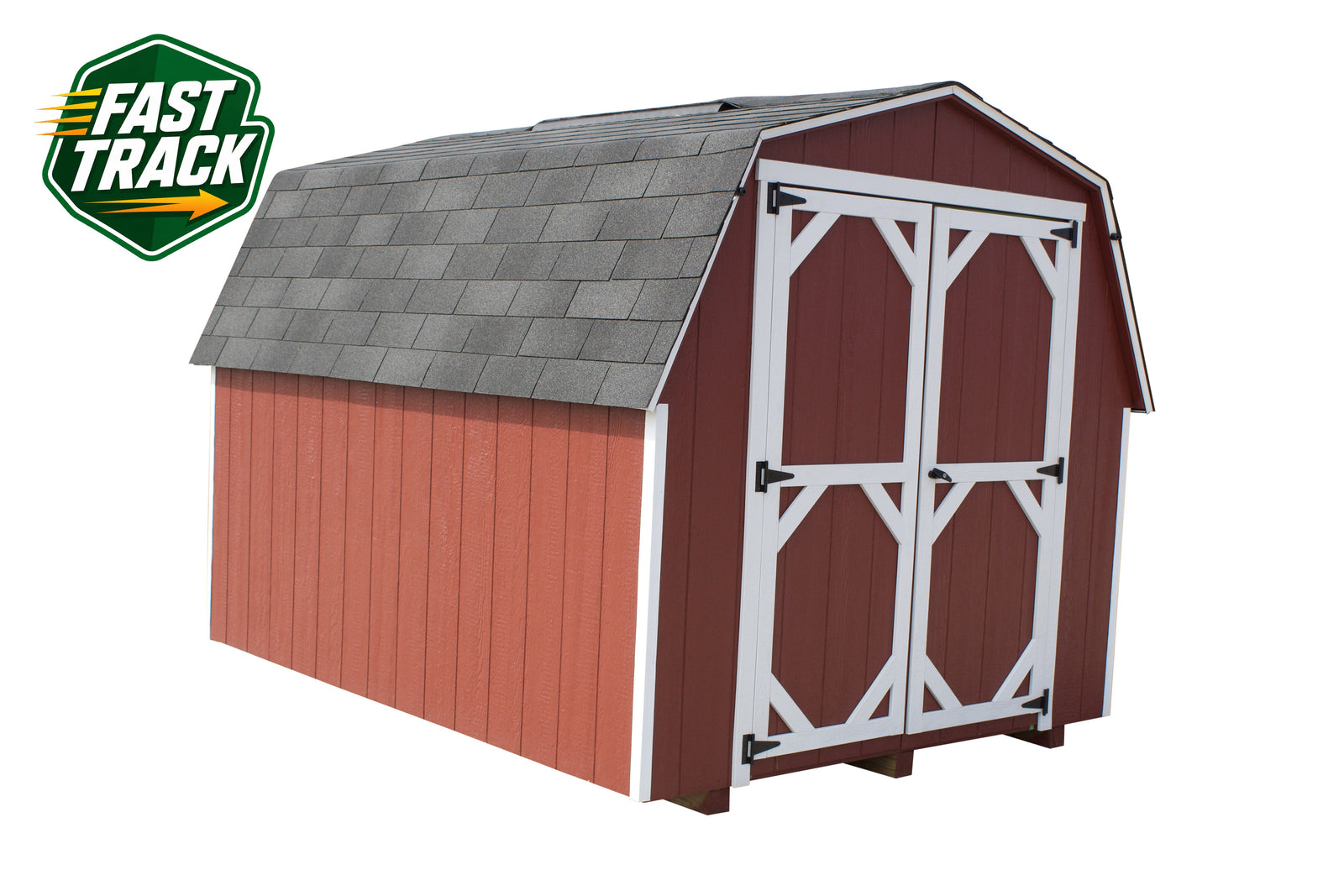 8x10 Painted 8' Pro Series - Fast Track Building