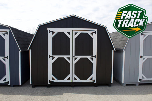 10x12 Painted 8' Pro Series - Fast Track Building