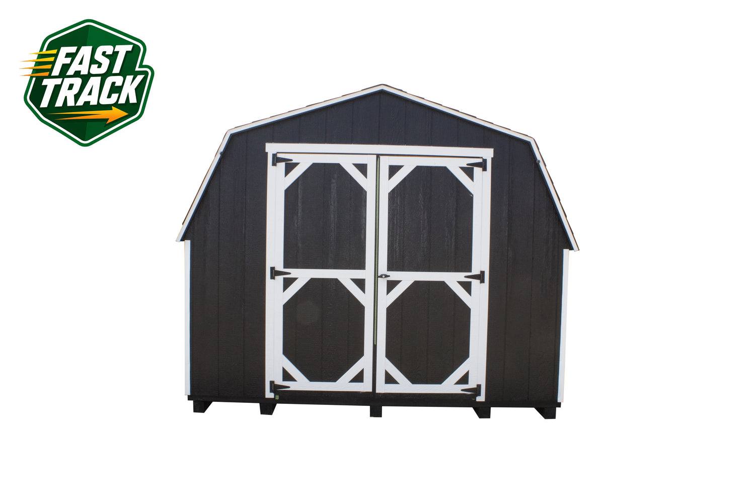 10x12 Painted 8' Pro Series - Fast Track Building
