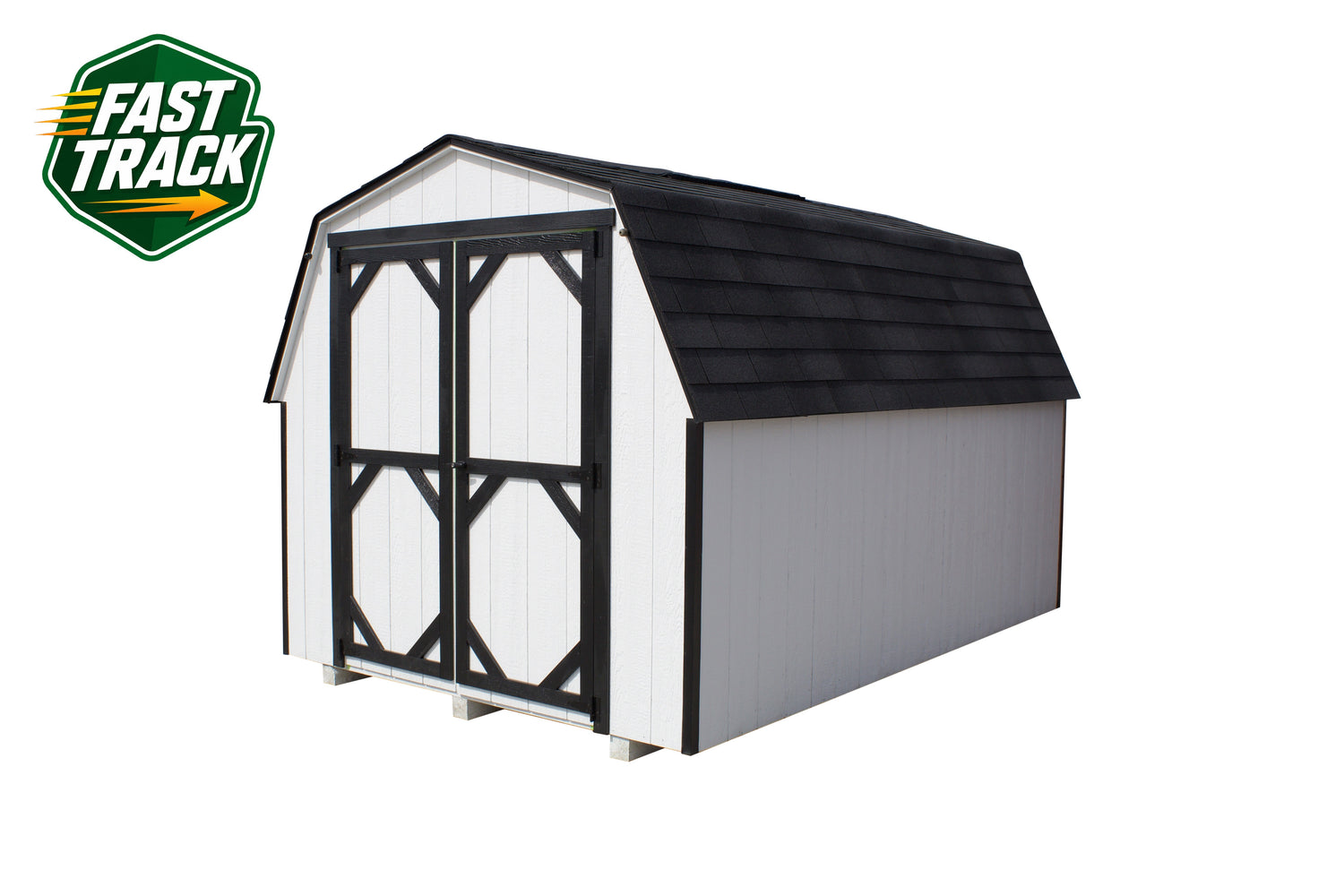 8x12 Painted 8' Pro Series - Fast Track Building