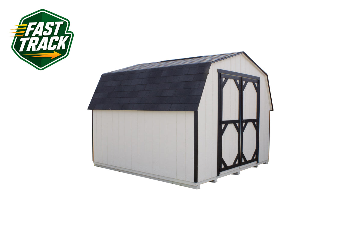 10x10 8' Painted Pro Series - Fast Track Building