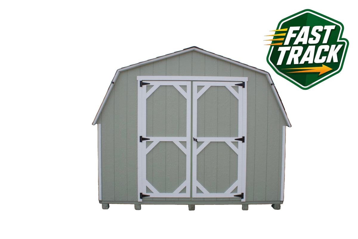 10x12 Painted 8' Pro Series - Fast Track Building
