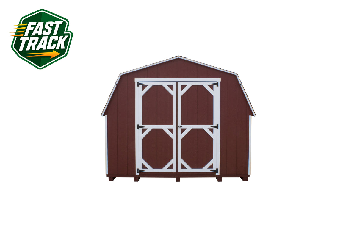 10x12 Painted 8' Pro Series - Fast Track Building