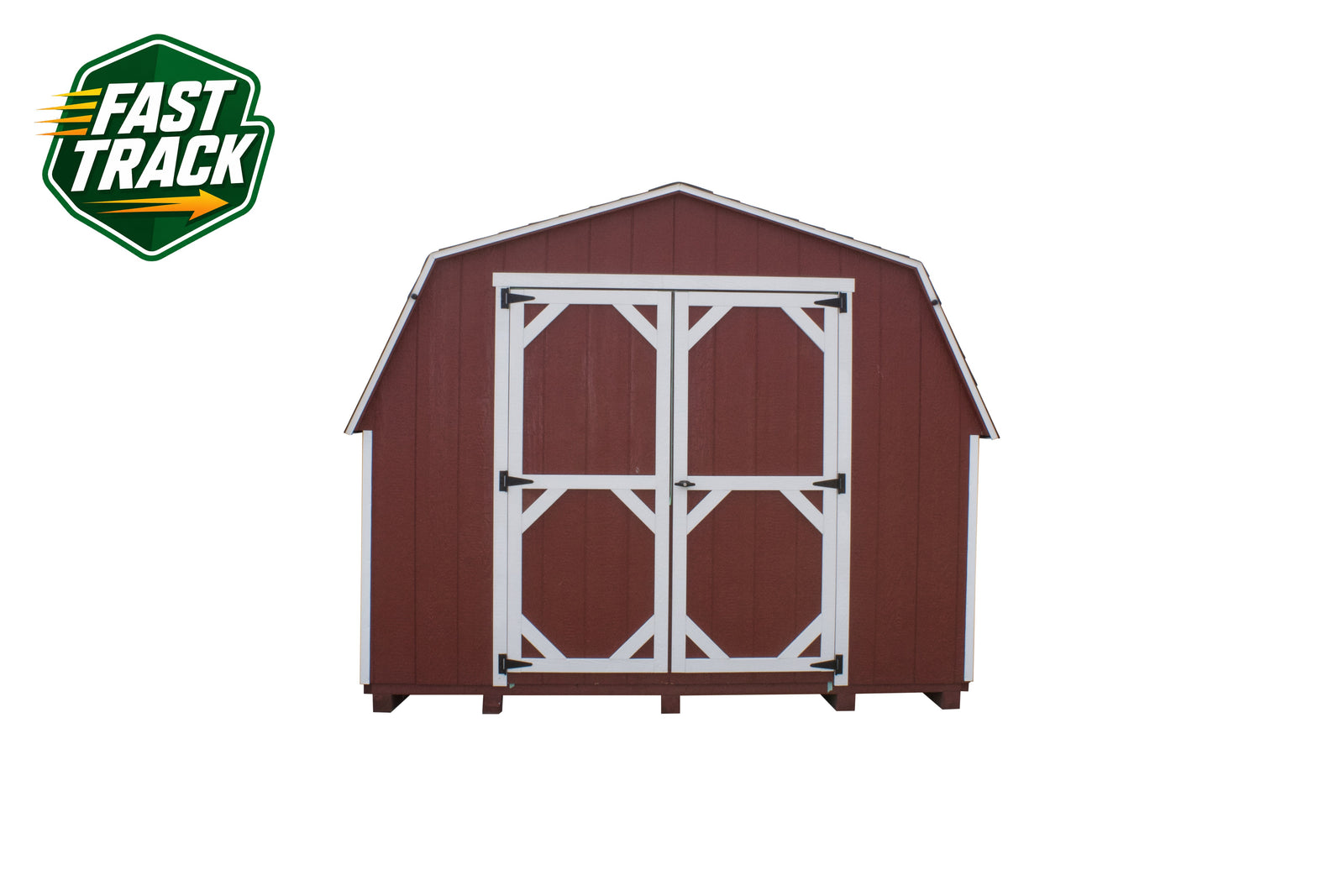 10x12 Painted 8' Pro Series - Fast Track Building