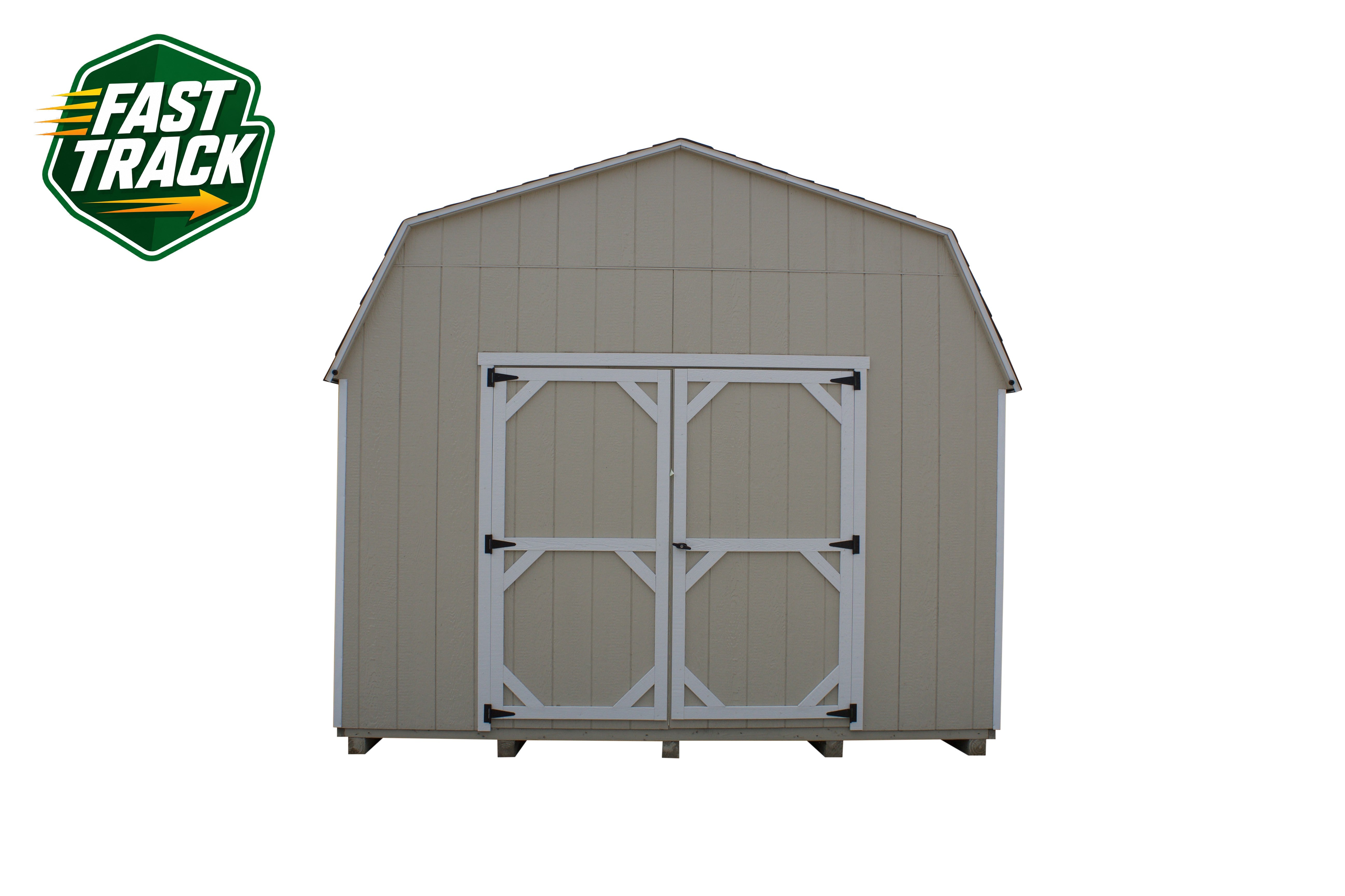 12x12 Painted 10' Pro Series | Fast Track | Cedar Rock Barns ...