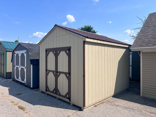 10x12 Pro Series Cottage - QP1089 - Cedar Springs Lot - Cedar Rock Barns