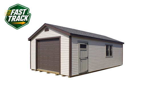 14x28 Painted Garage - Fast Track Building
