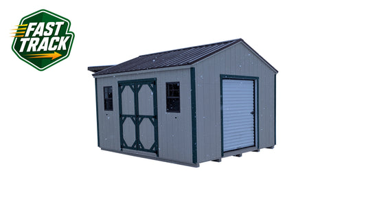 12x14 Painted Pro Series Cottage - Fast Track Building
