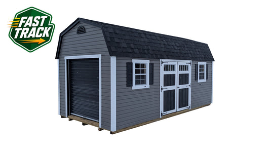 10x20 Vinyl Dutch Barn - Fast Track Building