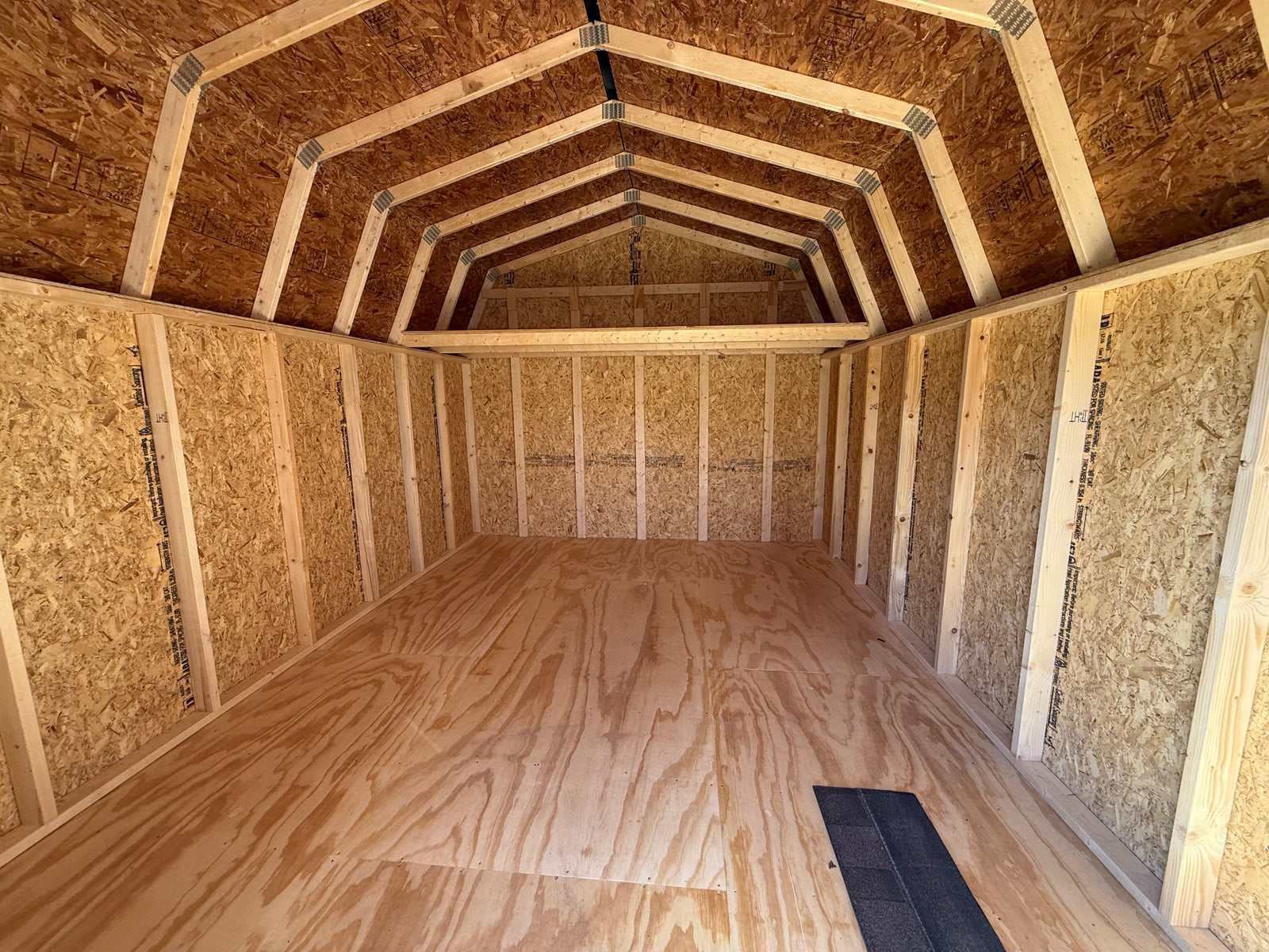 12x16 10' Painted Pro Series - Cedar Springs Lot - QP1301