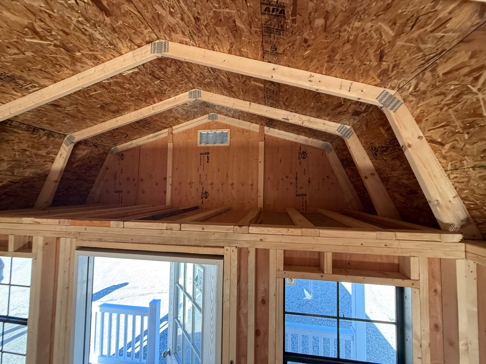 12x24 Painted Dutch Barn - Porch Patio - Cedar Springs, MI