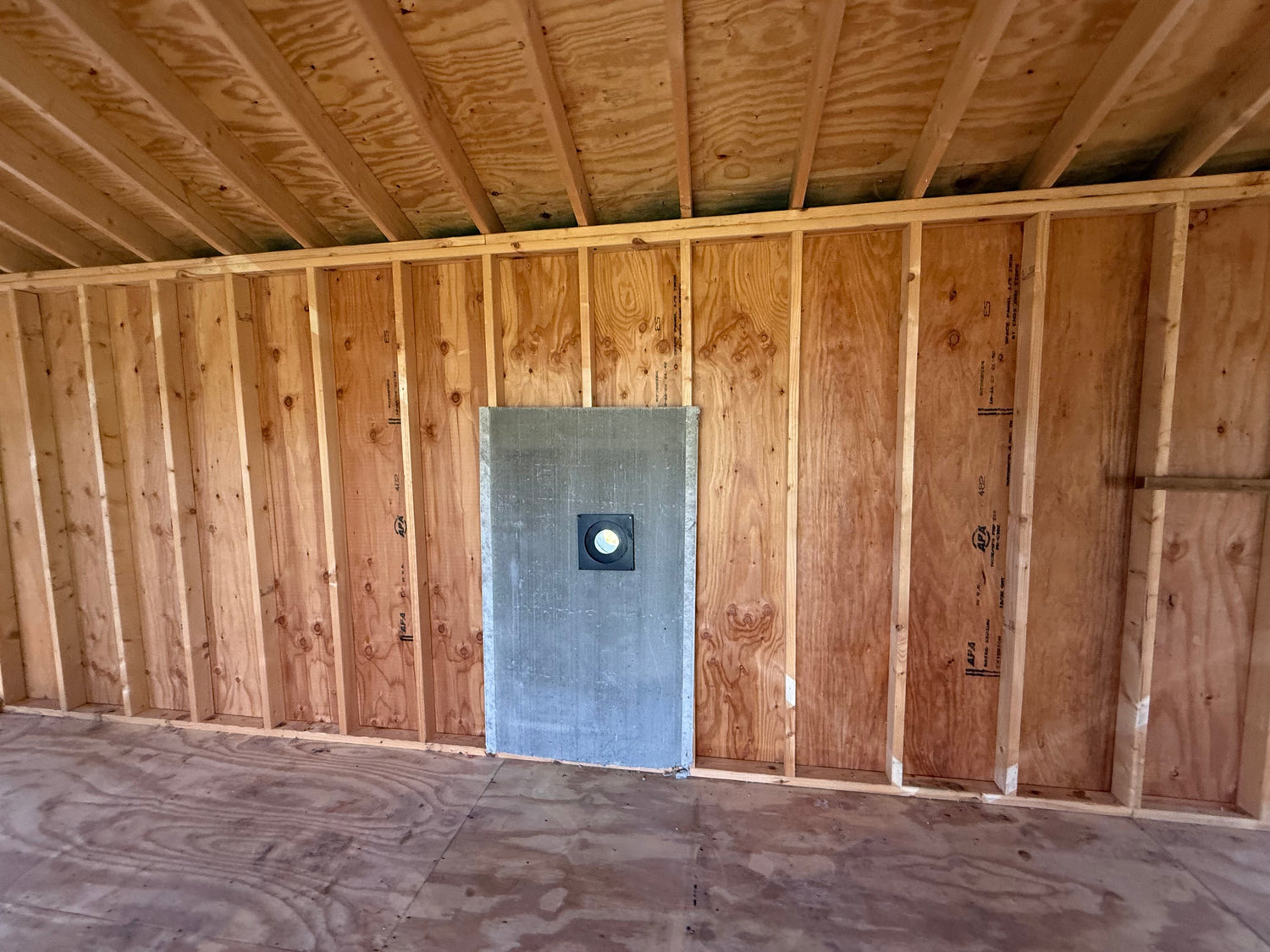 16x48 Painted Deluxe Garage - Rental Return - Cedar Springs, MI
