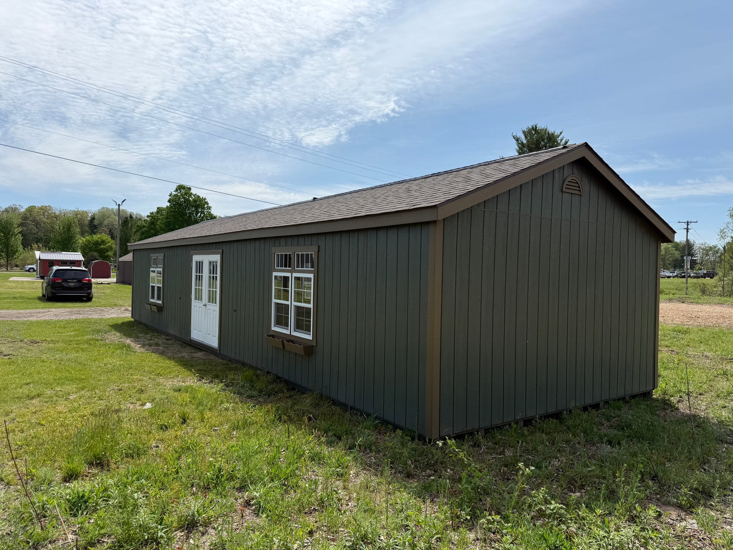 16x48 Painted Deluxe Garage - Rental Return - Cedar Springs, MI