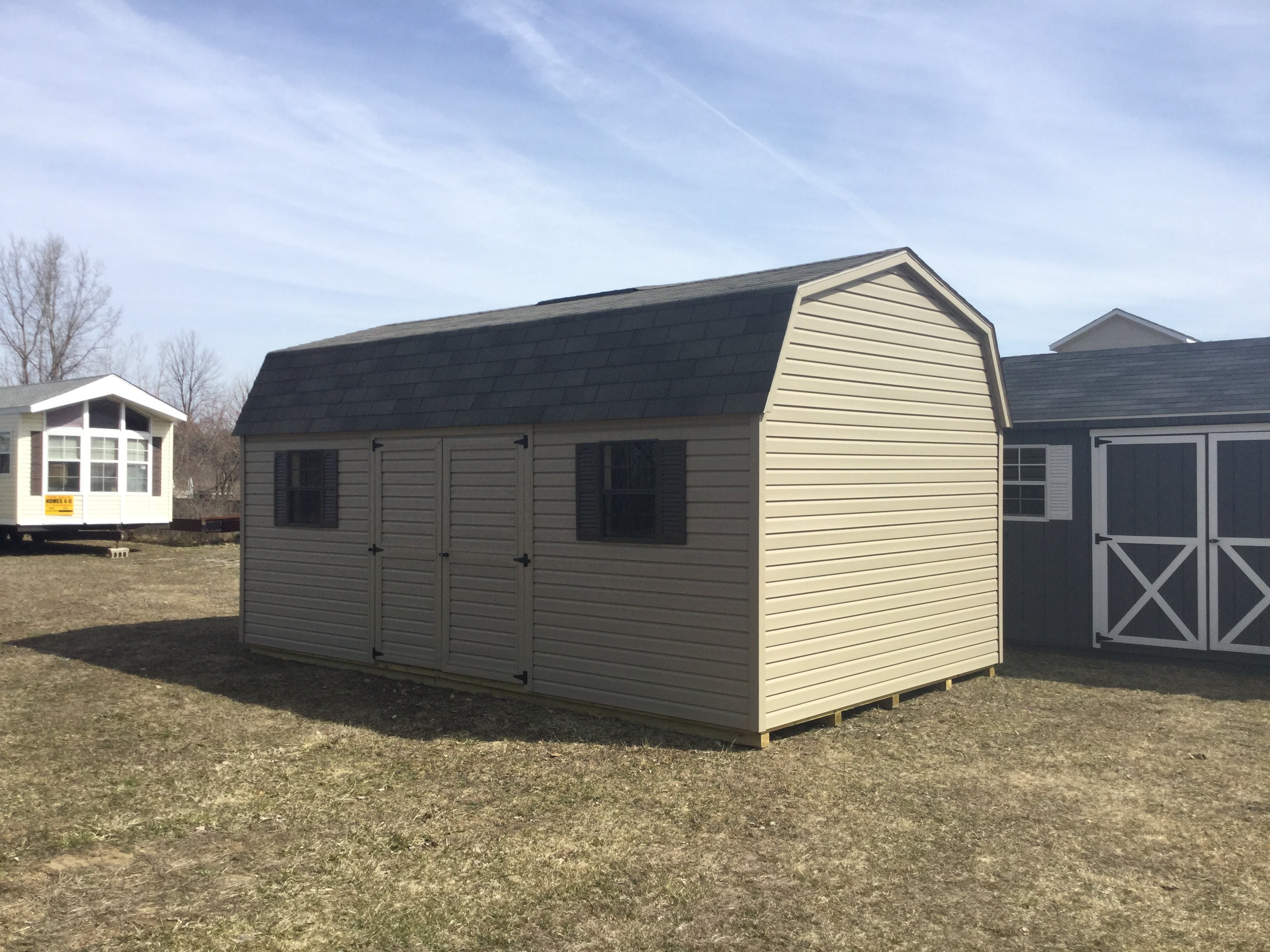 12x20 Vinyl Dutch Barn - QP319 – CedarRockBarns