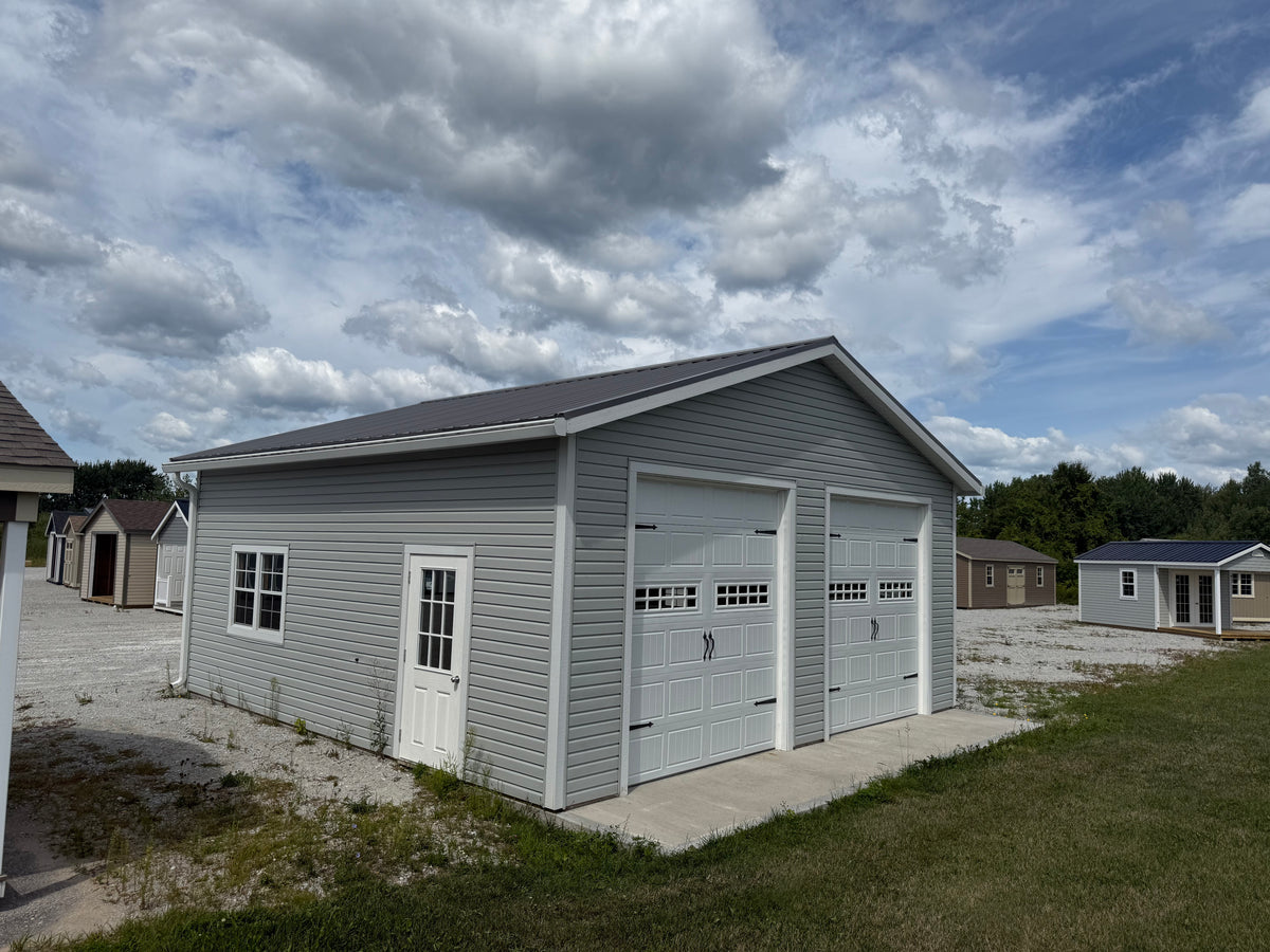 FastFrame 2-Car Garage — On-Site Built | Cedar Rock Barns Michigan