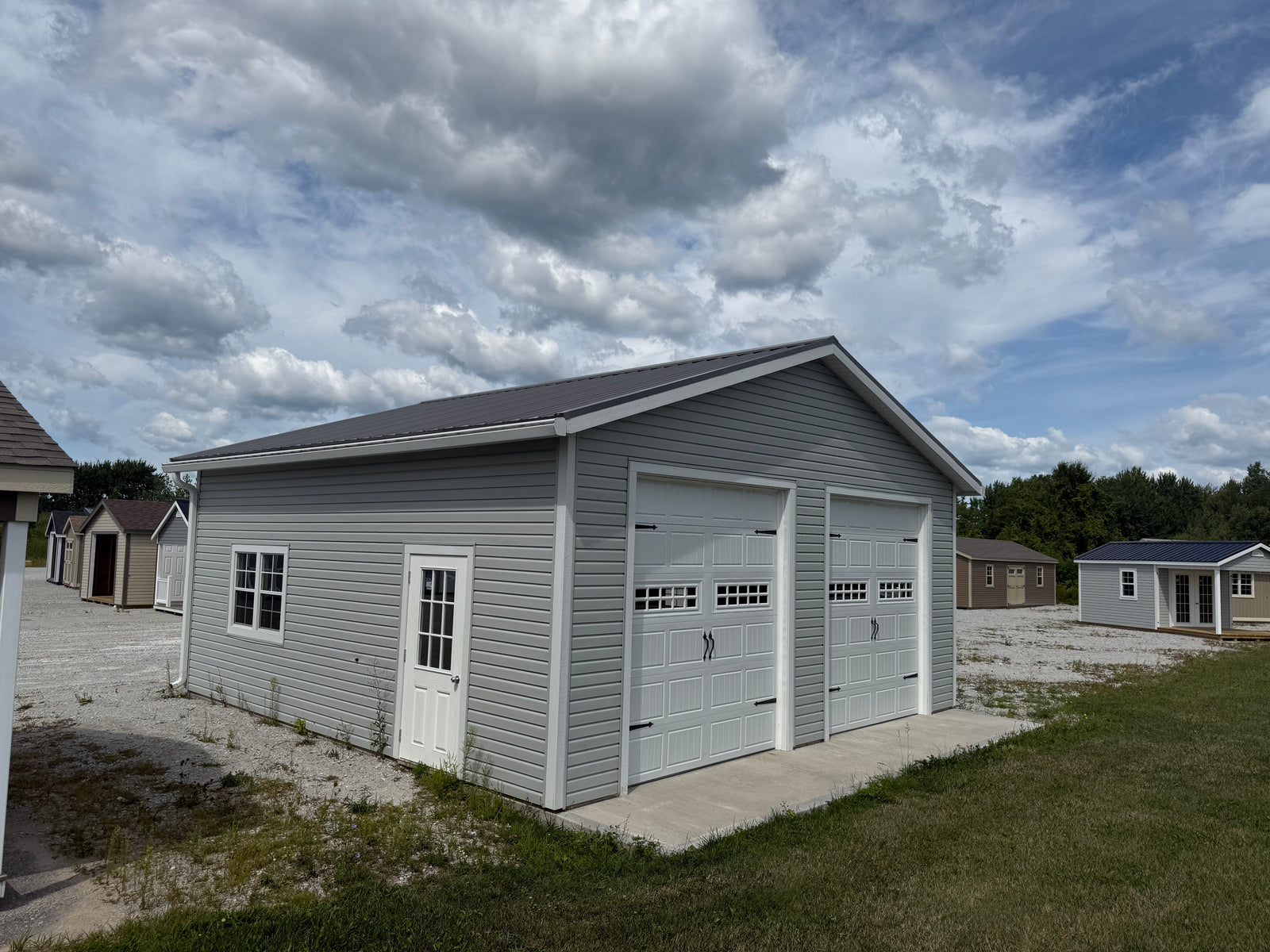 FastFrame 2-Car Garage — On-Site Built | Cedar Rock Barns Michigan