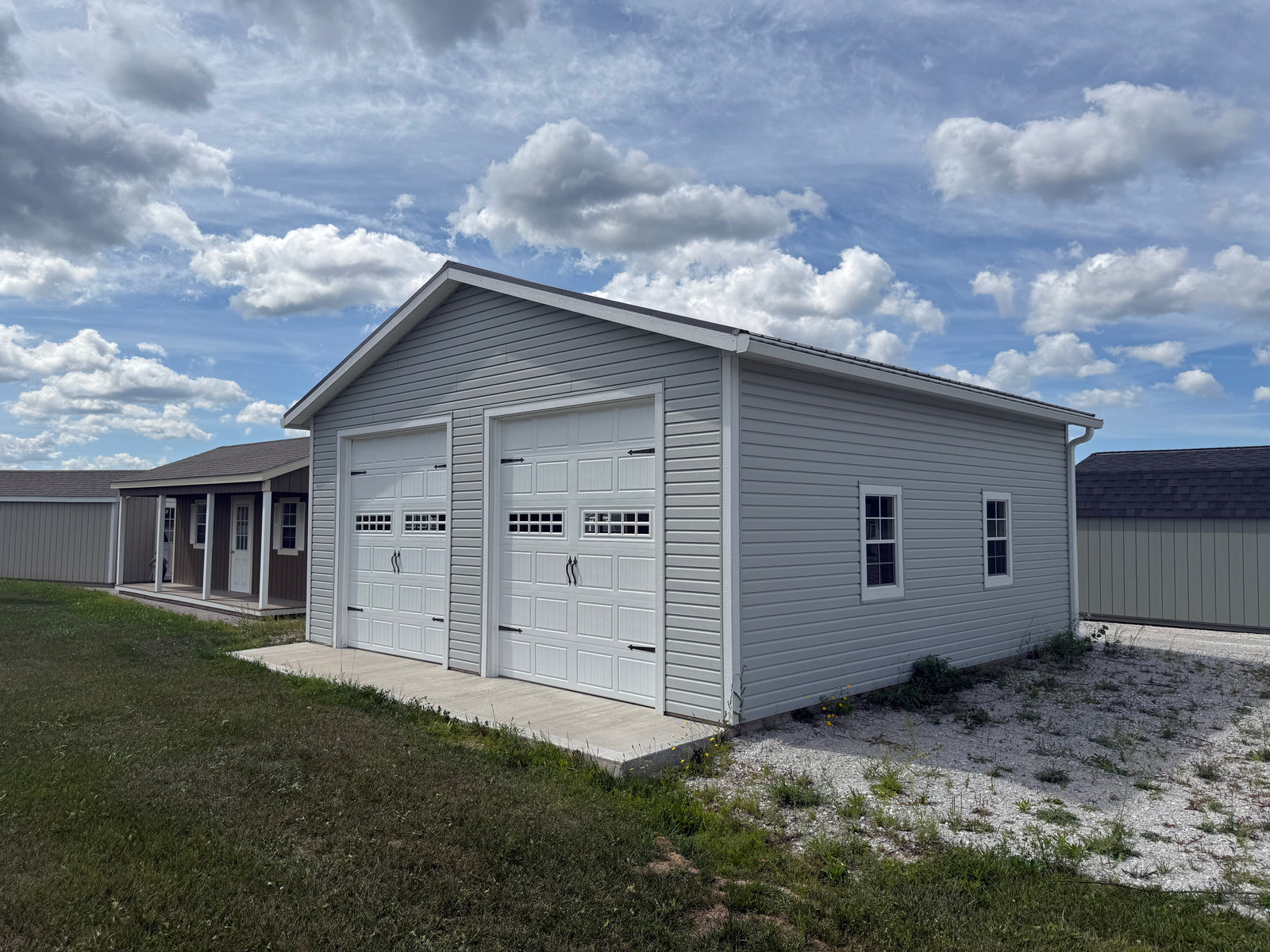 FastFrame 2-Car Garage — On-Site Built | Cedar Rock Barns Michigan