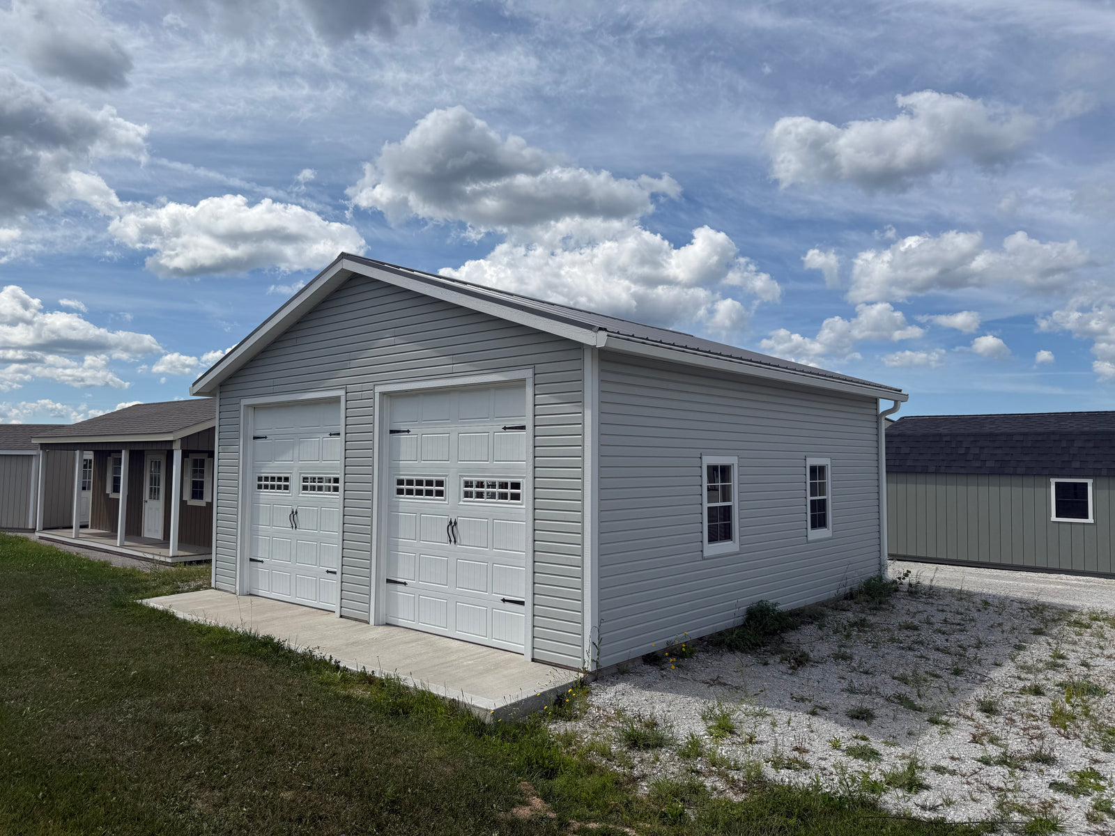 FastFrame 2-Car Garage — On-Site Built | Cedar Rock Barns Michigan